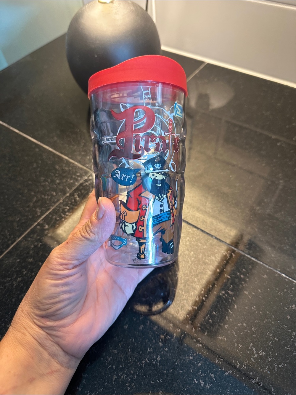 Kids tervis Red-Lid Pirate Graphic Tumbler